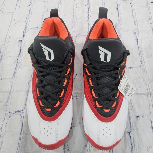 Adidas MENS 9 Dame Certified 2.0 Basketball Shoes Scarlet White Carbon IE9343 - Picture 3 of 10